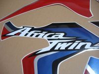 Honda CRF 1000L Africa Twin 2015 - Weiß/Rot/Blaue Version - Dekorset