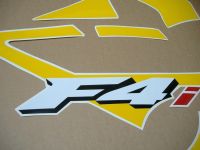 Honda CBR 600 F4i 2004 - Yellow/Grey Version - Decalset