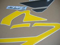 Honda CBR 600 F4i 2004 - Yellow/Grey Version - Decalset