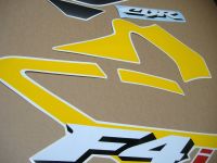 Honda CBR 600 F4i 2004 - Yellow/Grey Version - Decalset