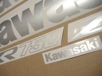 Kawasaki ZXR 750 1993 - Red Version - Decalset