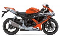 Suzuki GSX-R 600 2008 - Red/Silver Version - Decalset