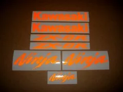 Kawasaki ZX-6R - Reflektierend Orange - Custom-Dekorset