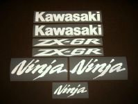 Kawasaki ZX-6R - Reflective White - Custom-Decalset