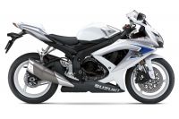 Suzuki GSX-R 600 2008 - Weiße Version - Dekorset