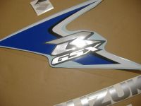 Suzuki GSX-R 600 2008 - White Version - Decalset