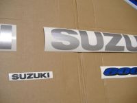 Suzuki GSX-R 600 2008 - White Version - Decalset