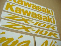 Kawasaki ZX-10R - Reflective Yellow - Custom-Decalset
