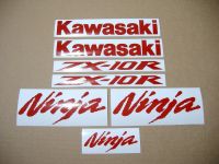 Kawasaki ZX-10R - Reflective Red - Custom-Decalset