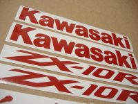 Kawasaki ZX-10R - Reflective Red - Custom-Decalset