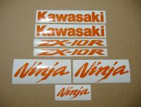 Kawasaki ZX-10R - Reflective Orange - Custom-Decalset