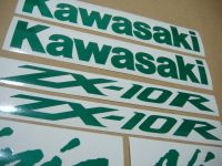 Kawasaki ZX-10R - Reflective Green - Custom-Decalset