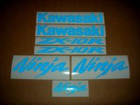 Kawasaki ZX-10R - Reflective Blue - Custom-Decalset