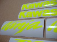 Kawasaki ZX-9R - Neon-Yellow - Custom-Decalset