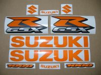 Suzuki GSX-R 1000 - Reflektierend Orange - Custom-Dekorset