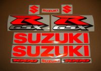 Suzuki GSX-R 1000 - Reflektierend Rot - Custom-Dekorset