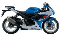 Suzuki GSX-R 600 2013 - Weiß/Blaue Version - Dekorset