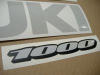 Suzuki GSX-R 1000 - Reflective White - Custom-Decalset