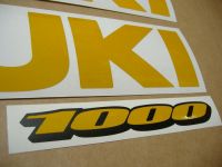 Suzuki GSX-R 1000 - Reflective Yellow - Custom-Decalset