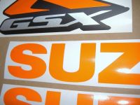 Suzuki GSX-R 750 - Reflektierend Orange - Custom-Dekorset