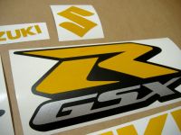 Suzuki GSX-R 750 - Reflective Yellow - Custom-Decalset