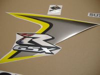 Suzuki GSX-R 600 2008 - Yellow/Silver Version - Decalset