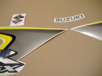 Suzuki GSX-R 600 2008 - Yellow/Silver Version - Decalset