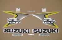 Suzuki GSX-R 600 2008 - Yellow/Silver Version - Decalset