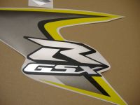 Suzuki GSX-R 600 2008 - Gelb/Silber Version - Dekorset
