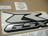 Suzuki GSX-R 600 - Reflective White - Custom-Decalset