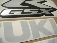 Suzuki GSX-R 600 - Reflective White - Custom-Decalset