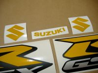 Suzuki GSX-R 600 - Reflektierend Gelb - Custom-Dekorset