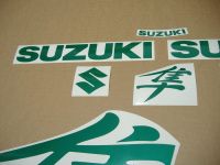Suzuki Hayabusa 1999-2007 - Reflective Green - Custom-Decalset