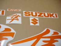 Suzuki Hayabusa 1999-2007 - Reflektierend Orange - Custom-Dekorset