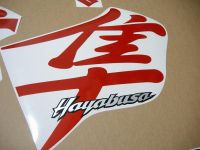 Suzuki Hayabusa 1999-2007 - Reflektierend Rot - Custom-Dekorset