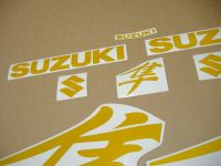 Suzuki Hayabusa 1999-2007 - Reflective Yellow - Custom-Decalset