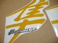 Suzuki Hayabusa 1999-2007 - Reflective Yellow - Custom-Decalset