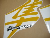 Suzuki Hayabusa 1999-2007 - Reflektierend Gelb - Custom-Dekorset