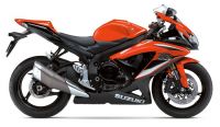 Suzuki GSX-R 600 2009 - Orange/Black Version - Decalset