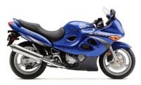 Suzuki GSX-F 600 Katana 2000 - Blaue US Version - Dekorset