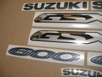 Suzuki GSX-F 600 Katana 2000 - Red EU Version - Decalset