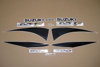 Suzuki GSX-F 600 Katana 2000 - Yellow EU Version - Decalset