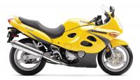 Suzuki GSX-F 600 Katana 2001 - Yellow US Version - Decalset