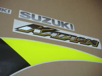 Suzuki GSX-F 600 Katana 2002 - Blue US Version - Decalset