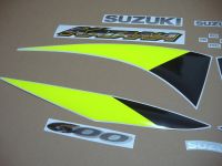 Suzuki GSX-F 600 Katana 2002 - Blaue US Version - Dekorset