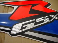 Suzuki GSX-R 600 2009 - White/Blue Version - Decalset