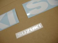 Suzuki GSX-R 600 2009 - Weiß/Blaue Version - Dekorset