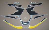 Suzuki GSX-F 600 Katana 2002 - Yellow/Black US Version - Decalset