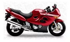 Suzuki GSX-F 750 Katana 2000 - Red US Version - Decalset