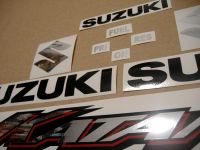 Suzuki GSX-F 750 Katana 2001 - Silver US Version - Decalset